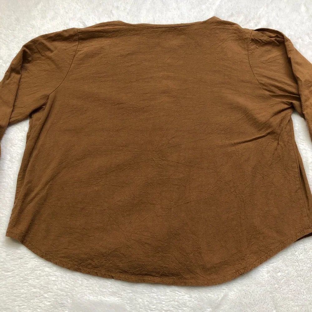 play bonbon, Long Sleeve Button Down Shirt, Size L - Picture 13 of 15